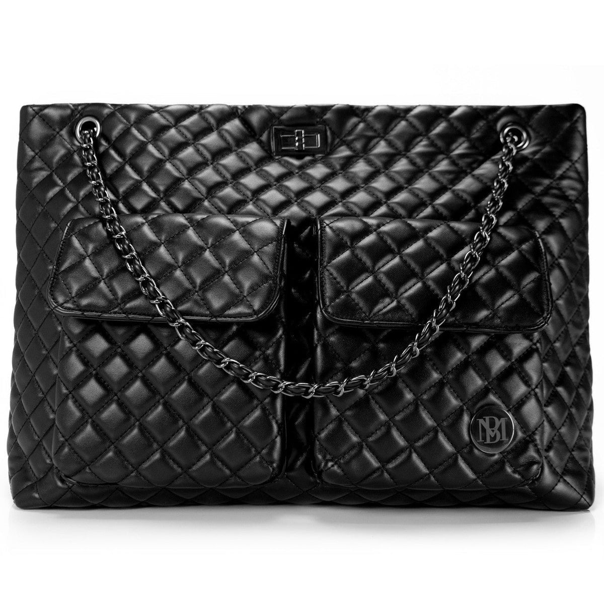 Diana Vegan Leather Tote Weekender Travel Bag