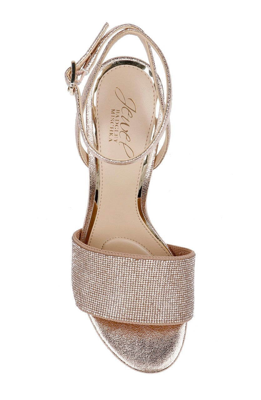 Hattie Block Heel Sandal with Ankle Strap