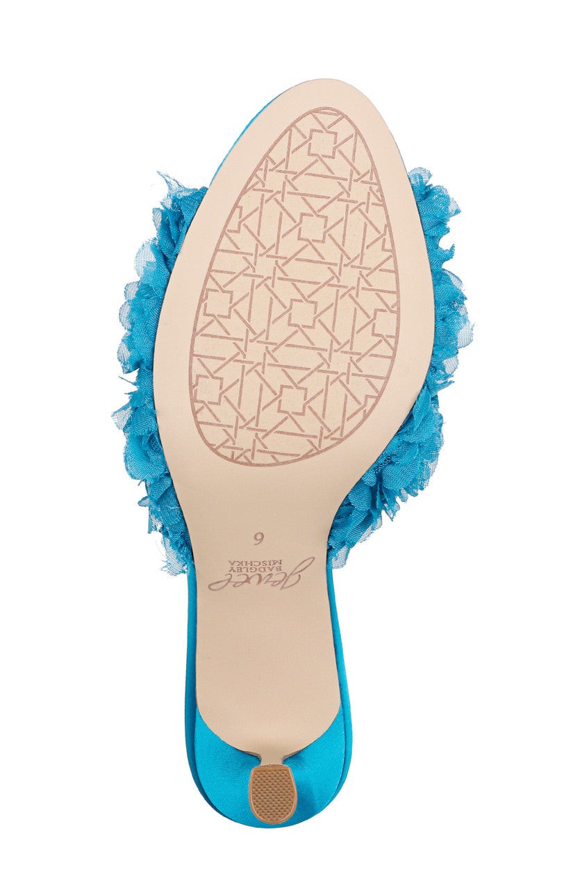 Scarlet Kitten Heel Mule Sandals