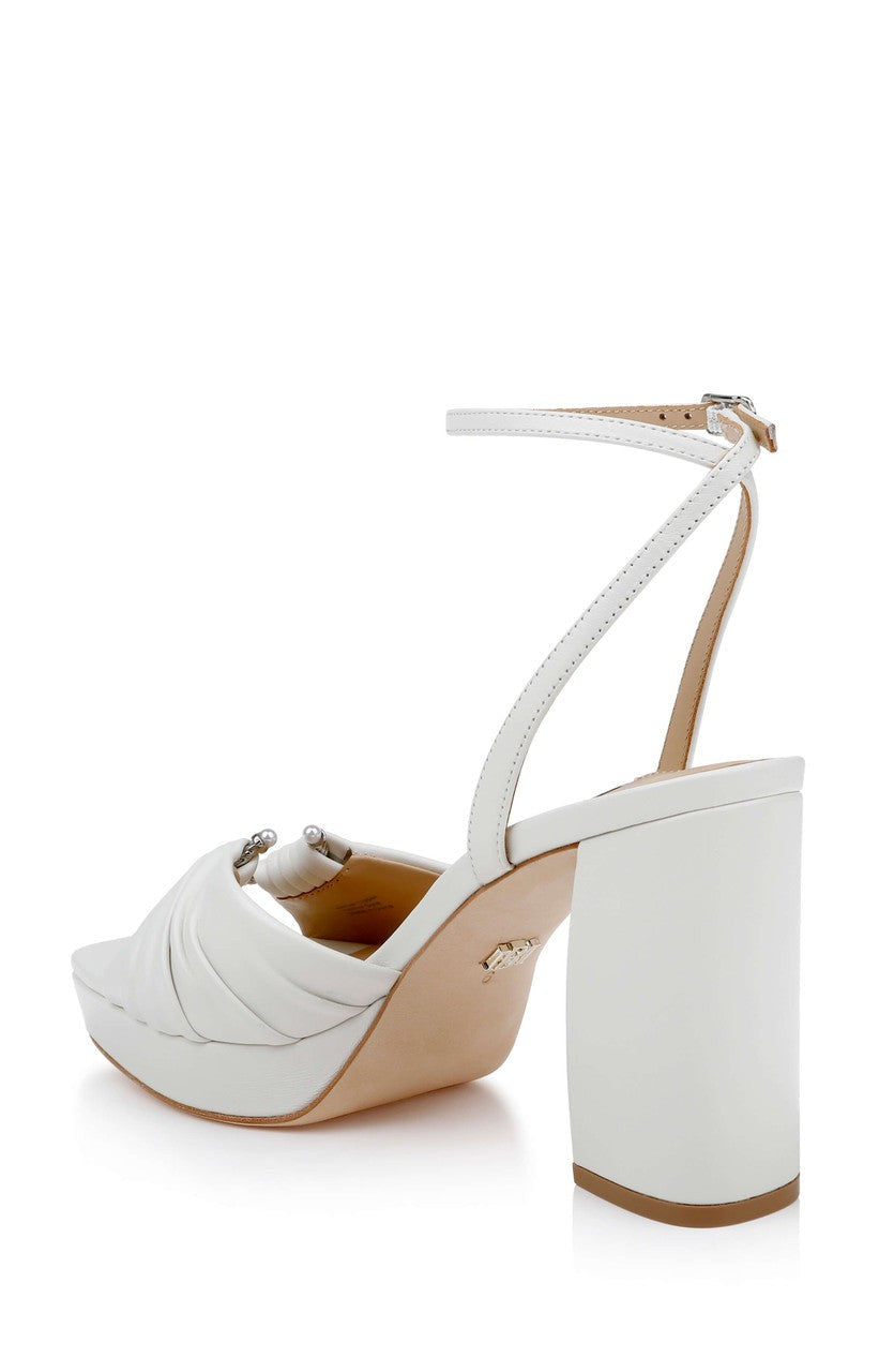 Veda Platform Block Heel Sandal with Ankle Strap