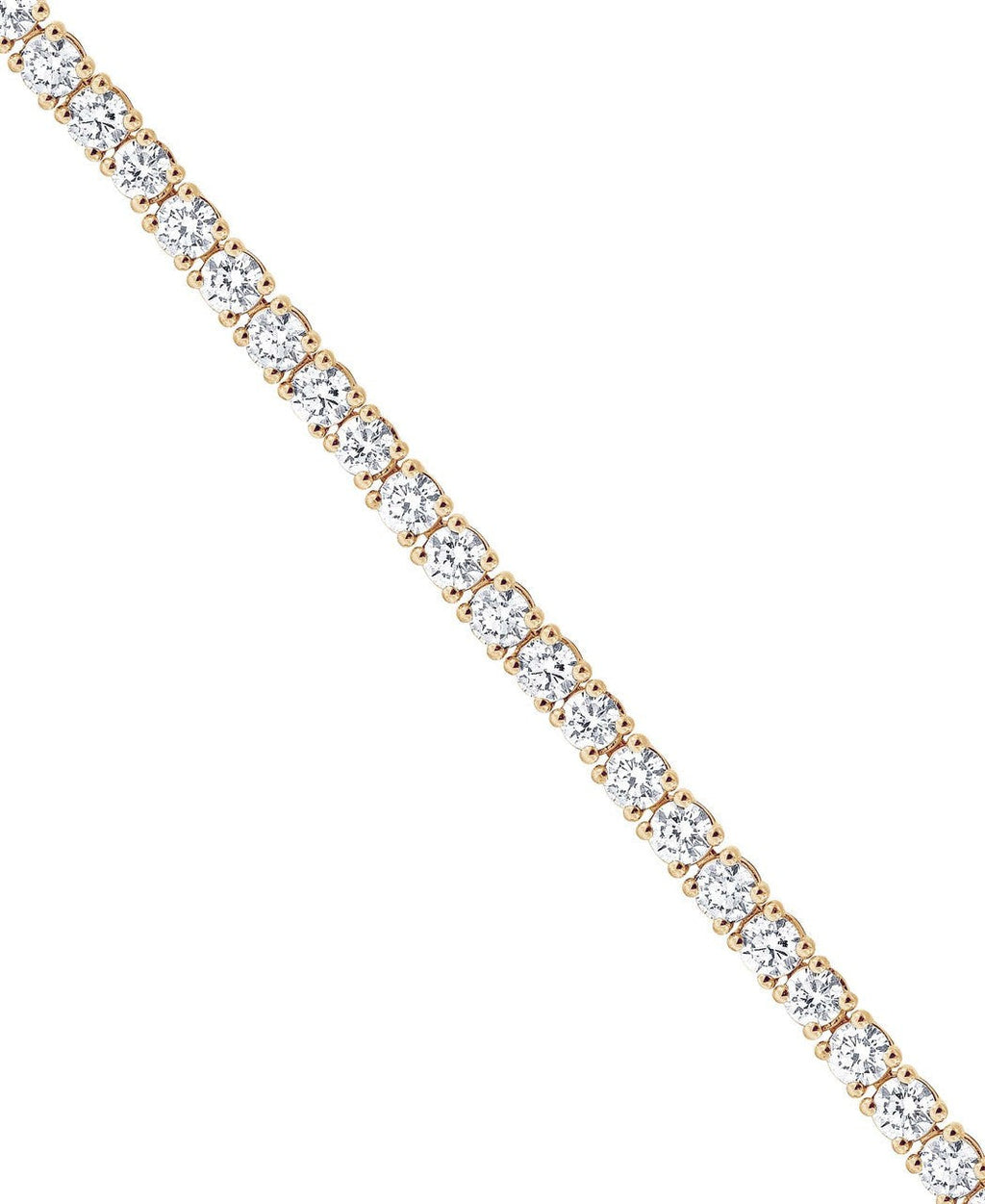 4CTTW Round Cut Diamond Tennis Bracelet