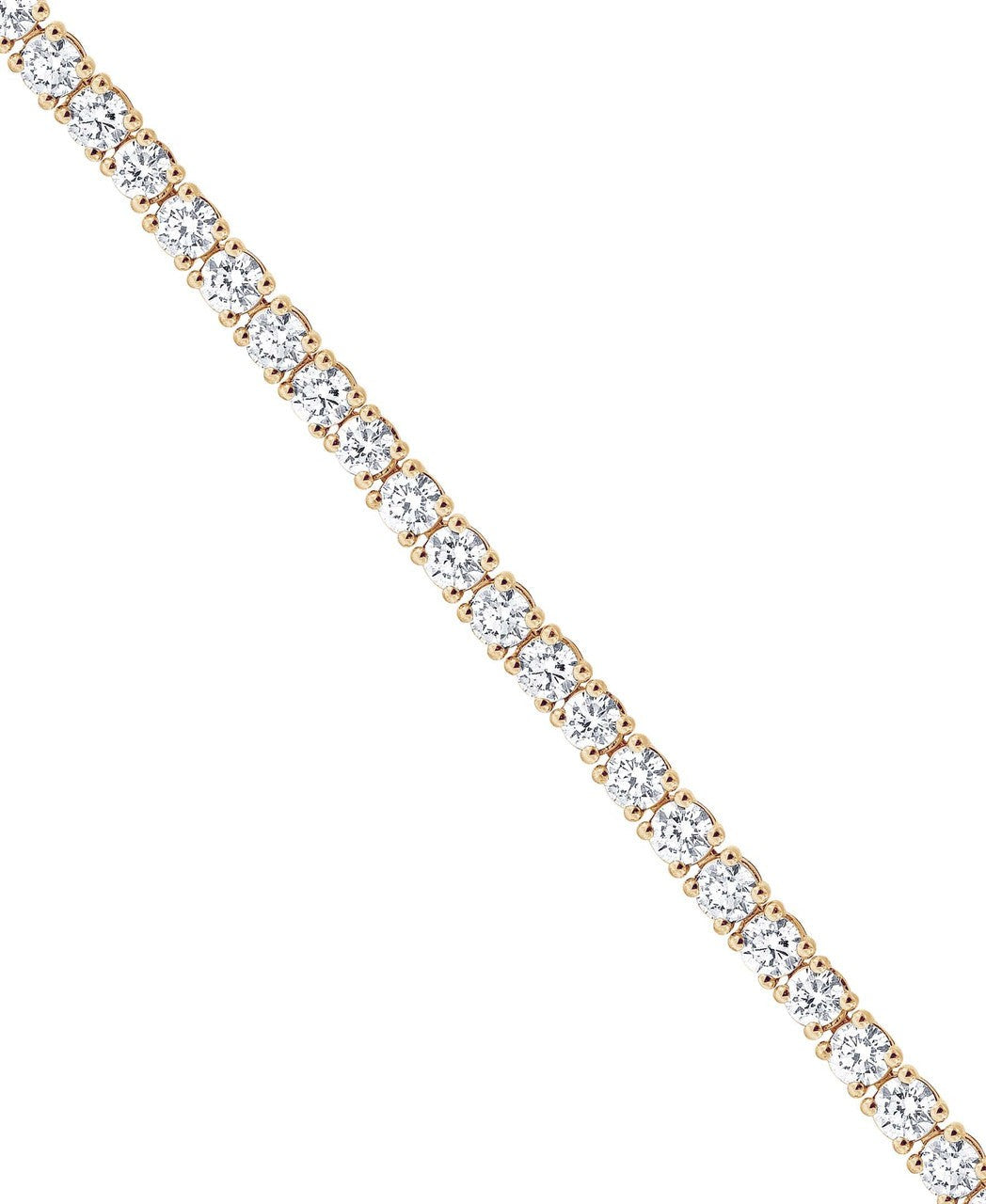 4CTTW Round Cut Diamond Tennis Bracelet