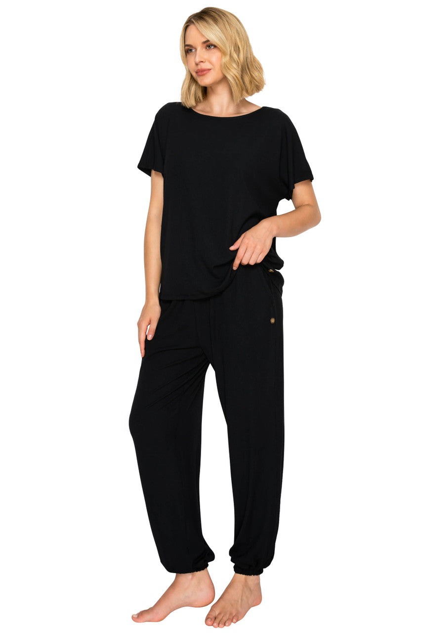 Luxe Rib Modal Blend Dolman Sleeve Jogger Set