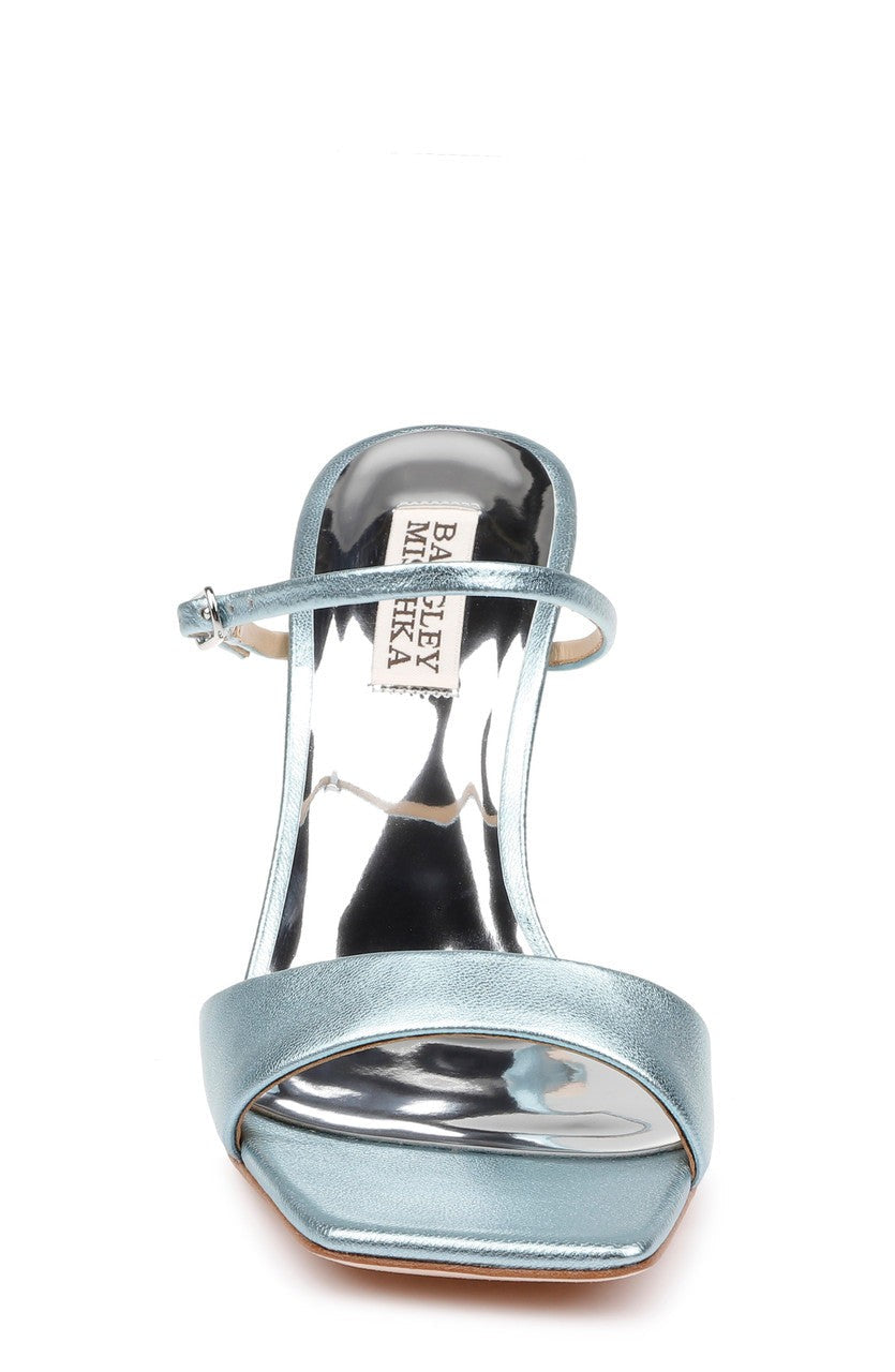 Luna Mule With Sculptural Wedge
