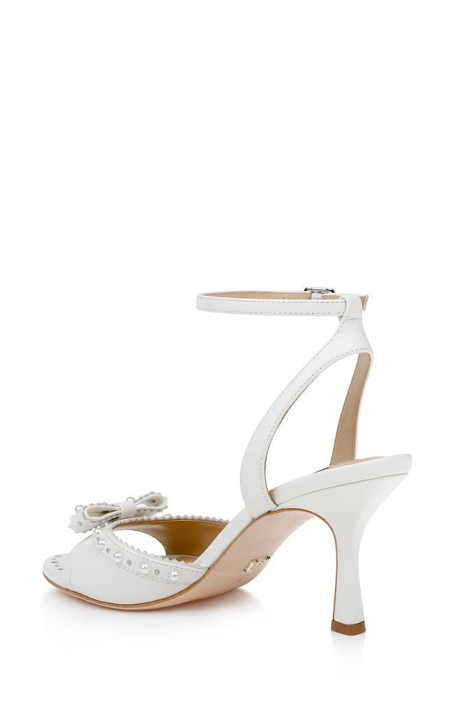 Giuliana Leather Ankle Strap Heels