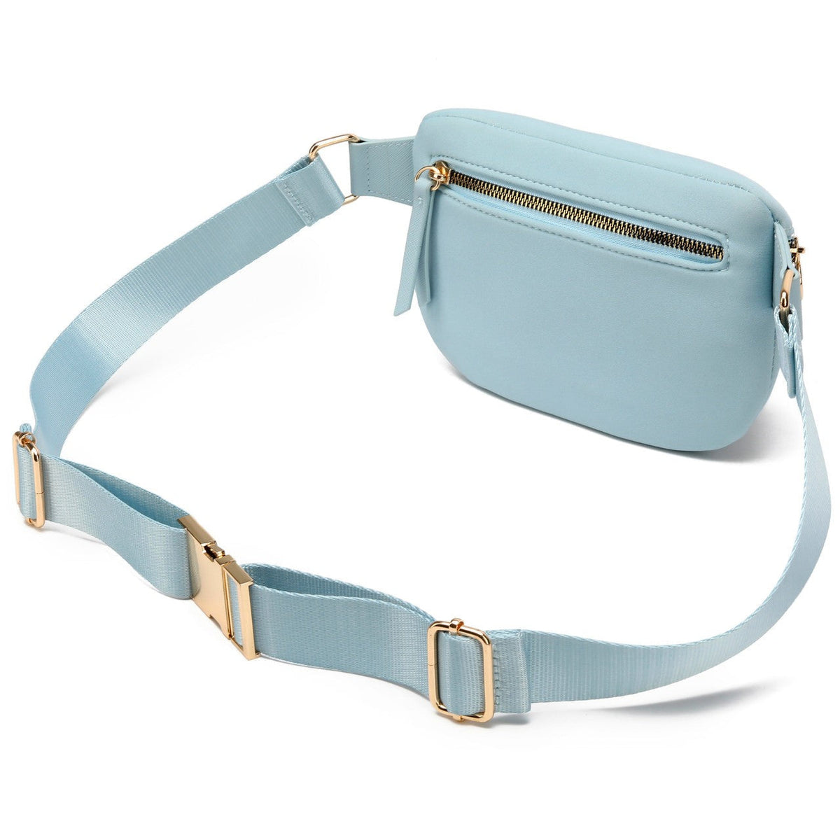 Sage Scuba and Vegan Leather Belt Bag