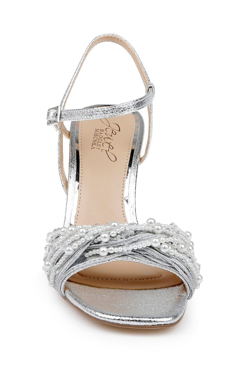 Fanny Pearl Stiletto Heel Sandals