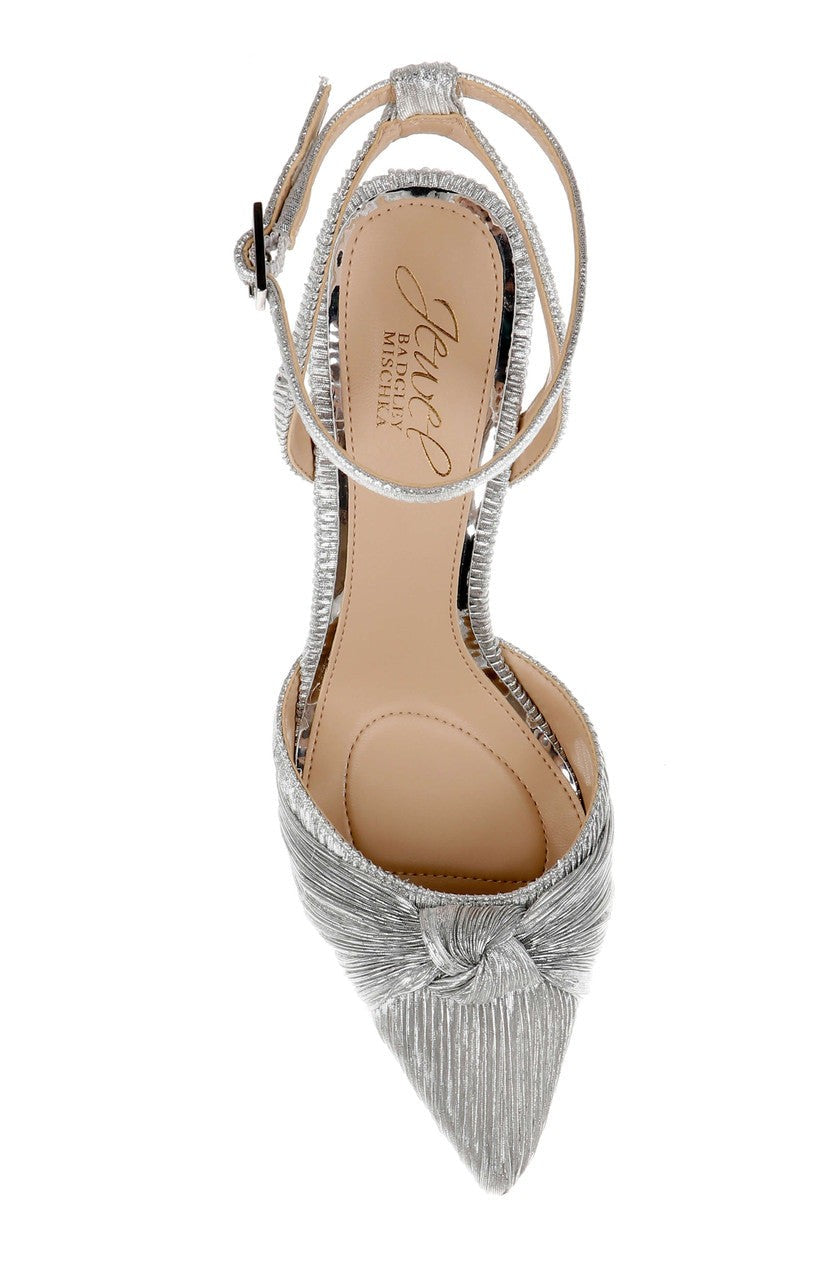 Enid Pointed Toe Ankle Strap Pumps