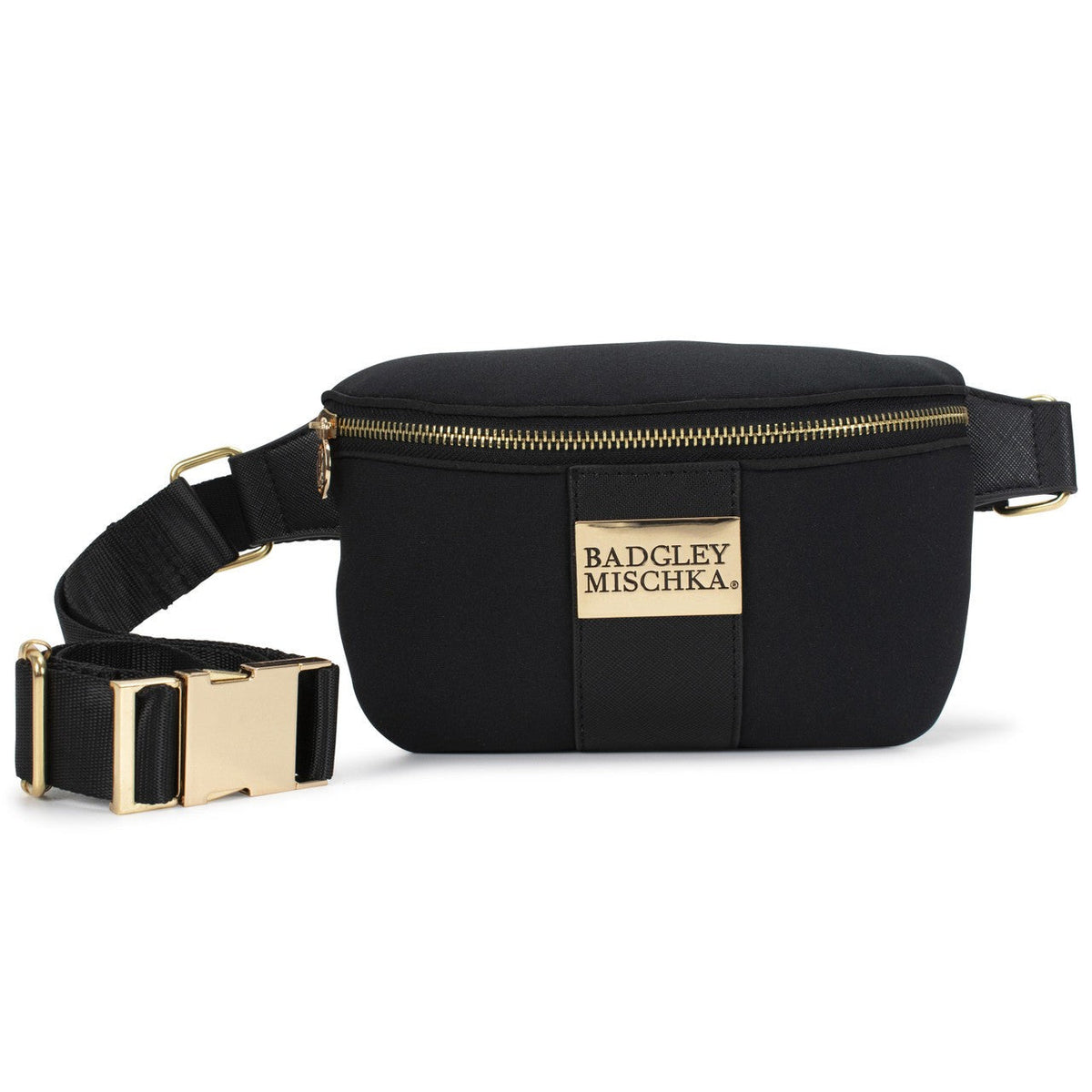 Sage Scuba and Vegan Leather Belt Bag