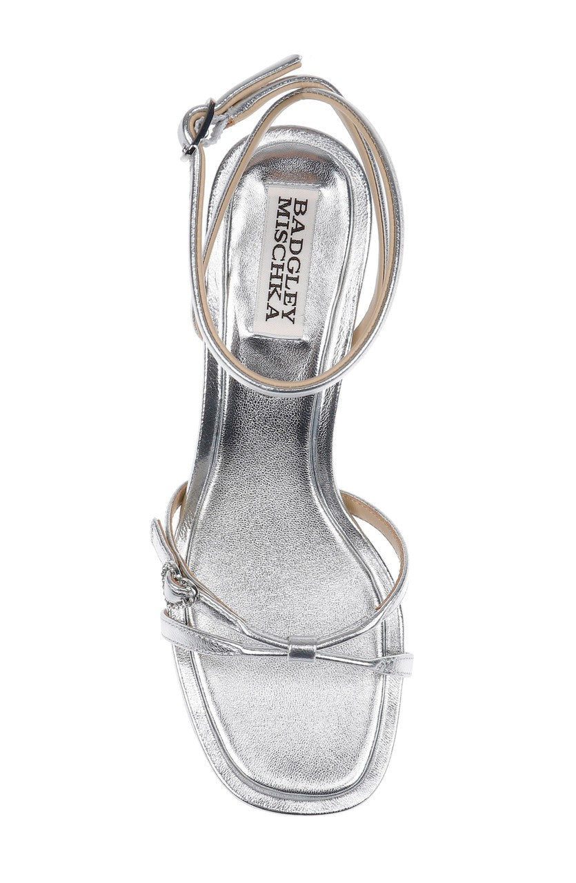 Brynna Leather Sandals with Heart Buckle