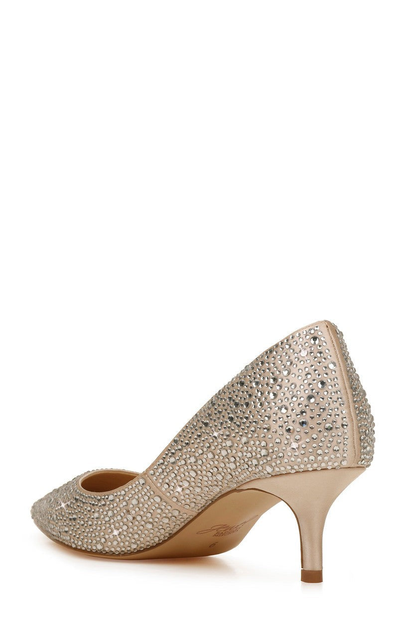 Frenchie Wide Width Pointed Toe Kitten Heel