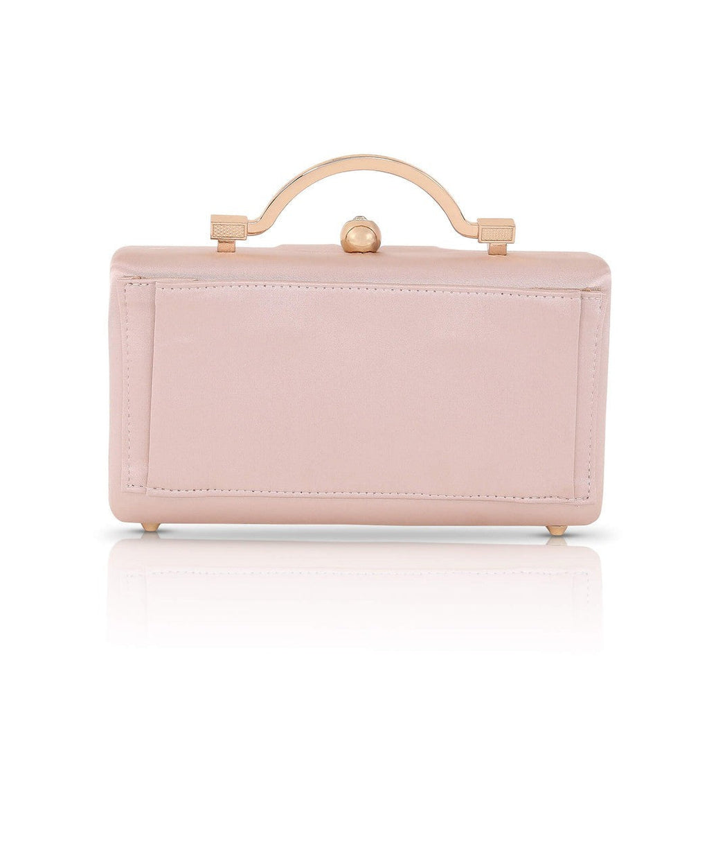 Emma Satin Minaudiere with Outer Pocket