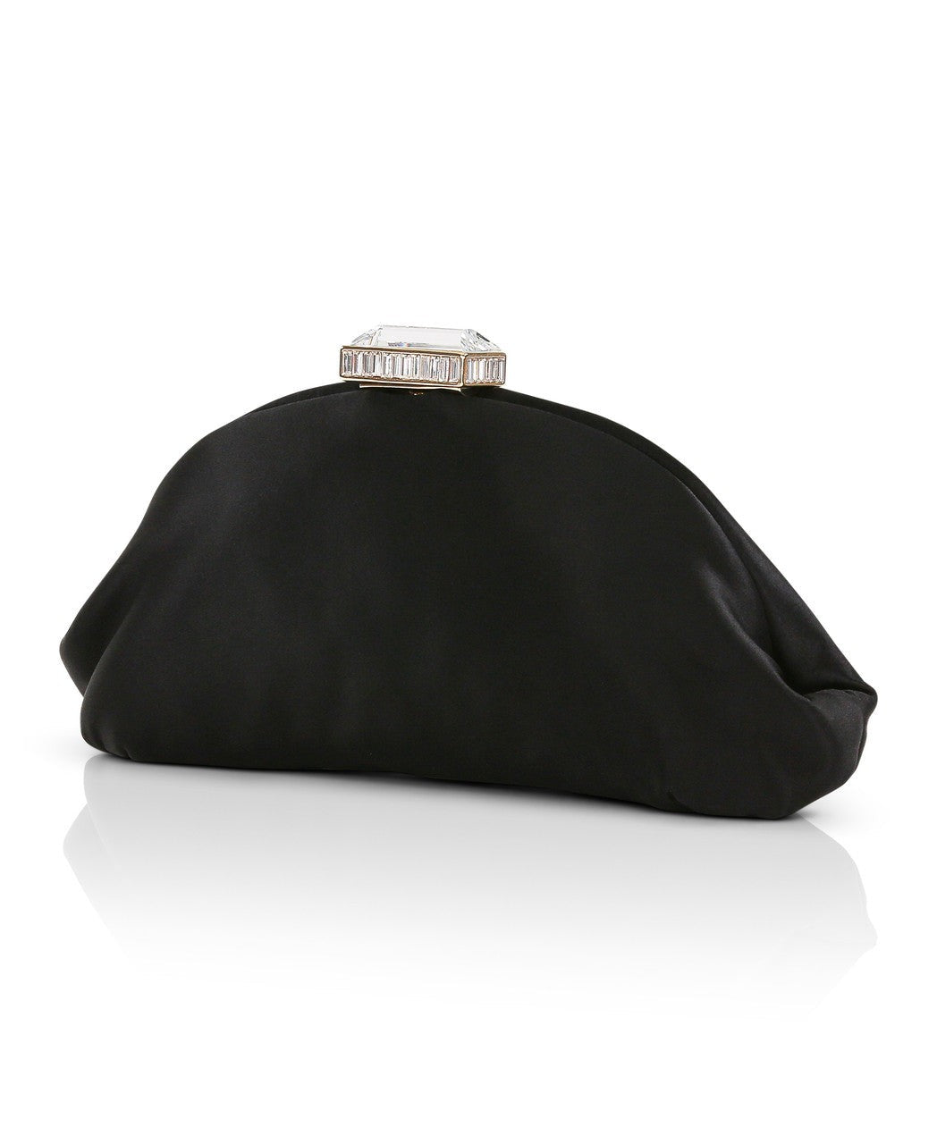 Leia Satin Pouch Clutch
