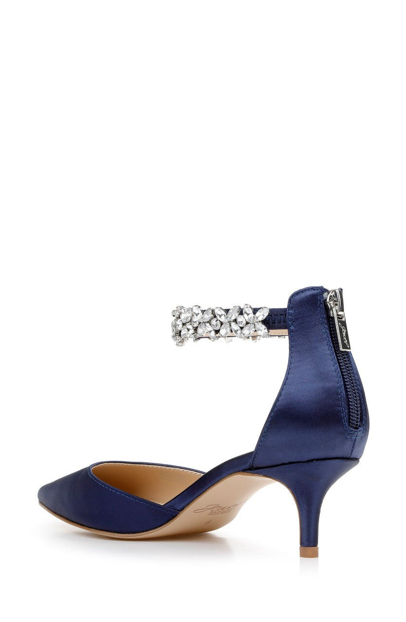 Robles Crystal Embellished Kitten Heel
