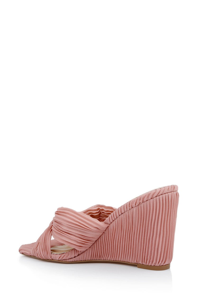 Hype Pleated Wedge Mule