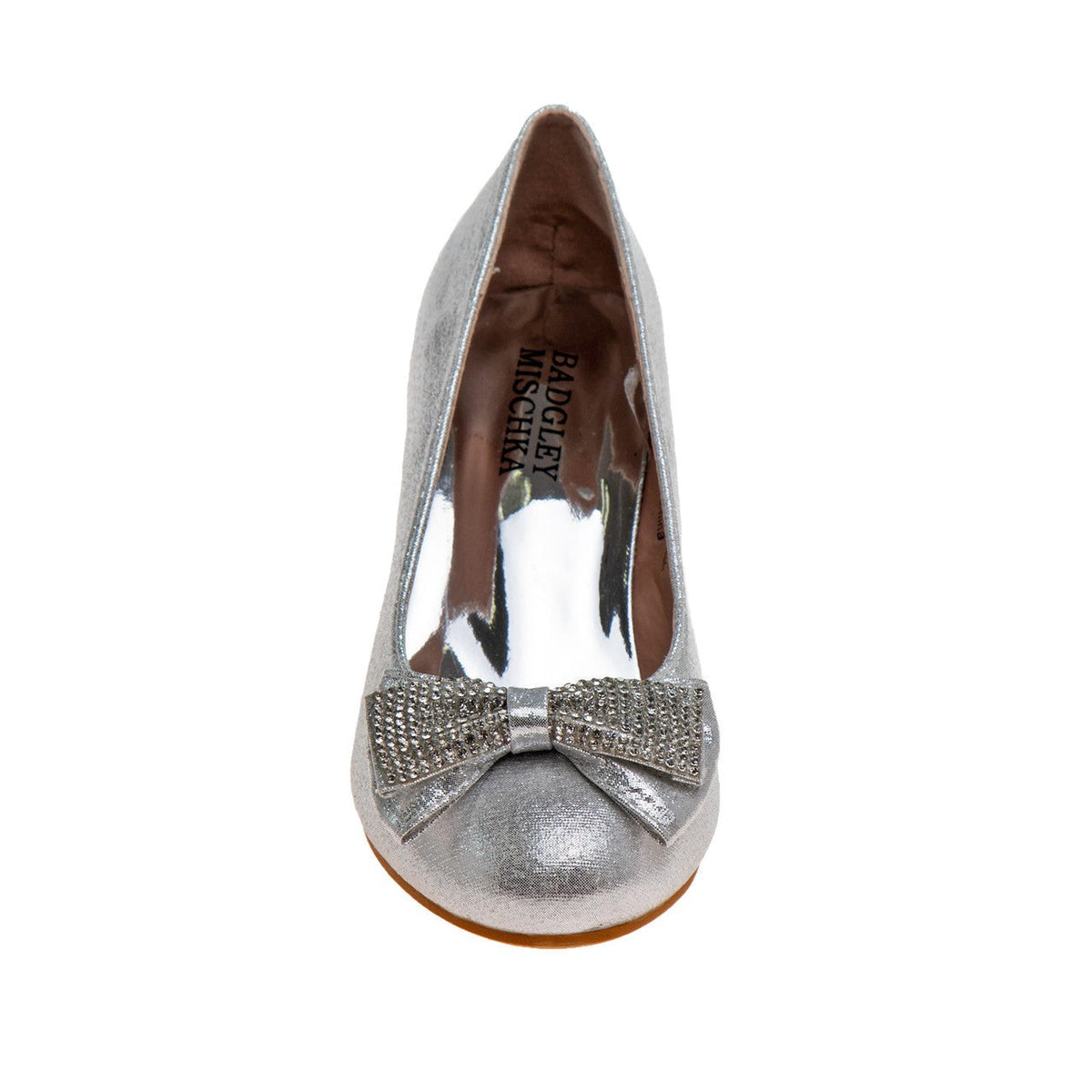 Girls' Sparkle Studded Bow Dress Shoes
