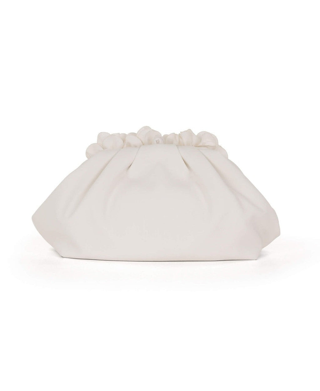 Lottie Floral Applique Pouch Clutch
