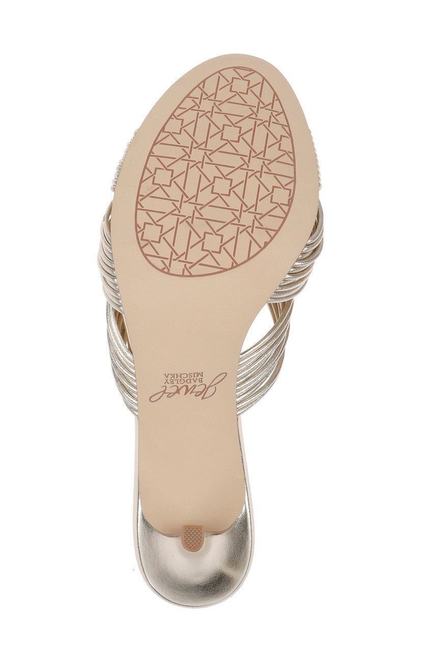Mia Twisted Leather Mules