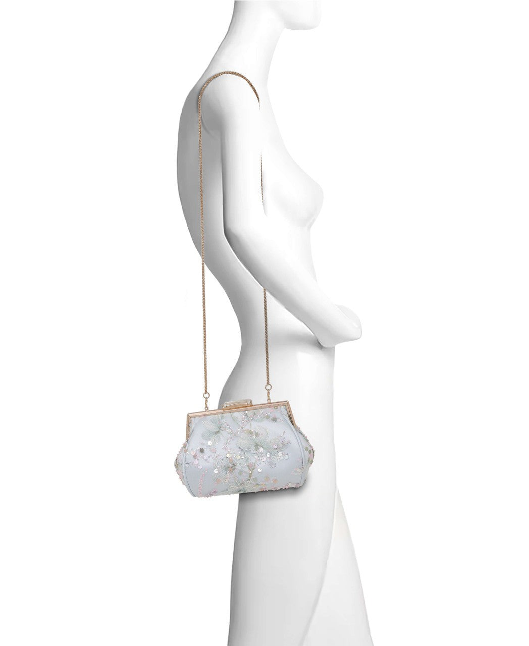 Iris Floral Pouch Clutch