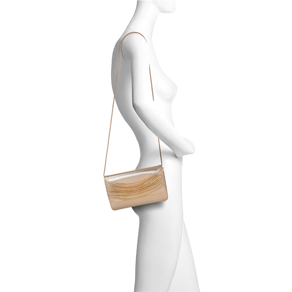 Lux Crystal Chain Envelope Clutch