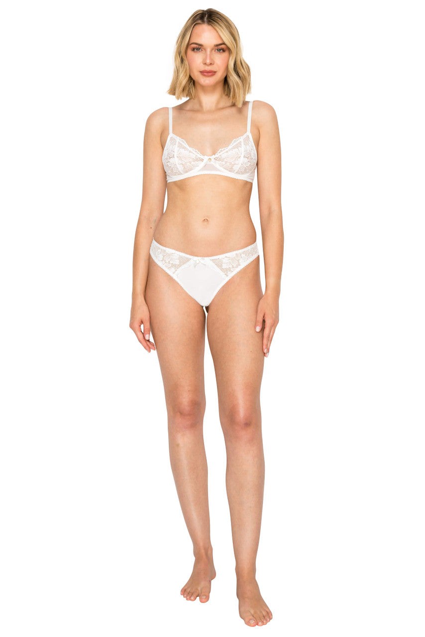 Luxe Floral Lace Thong