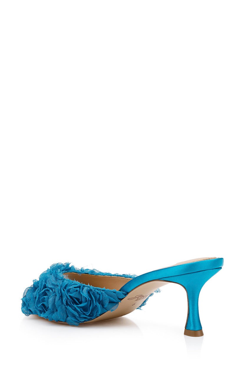 Scarlet Kitten Heel Mule Sandals