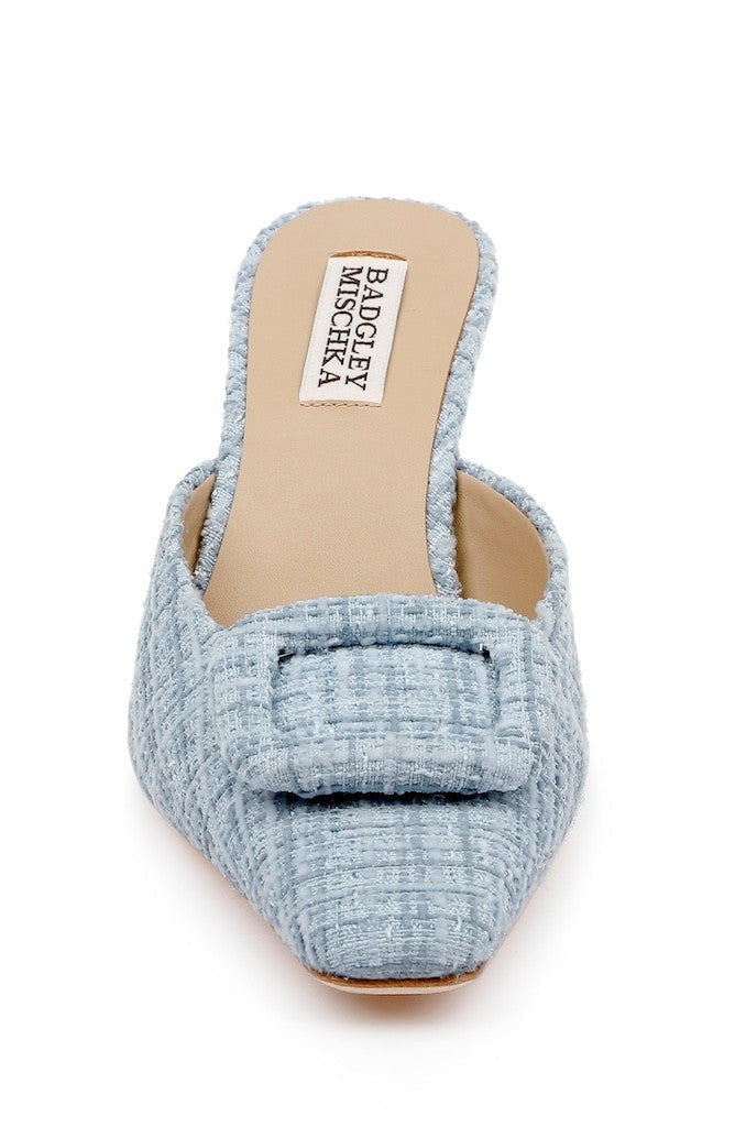Graylynn Mid Heel Square Toe Mules