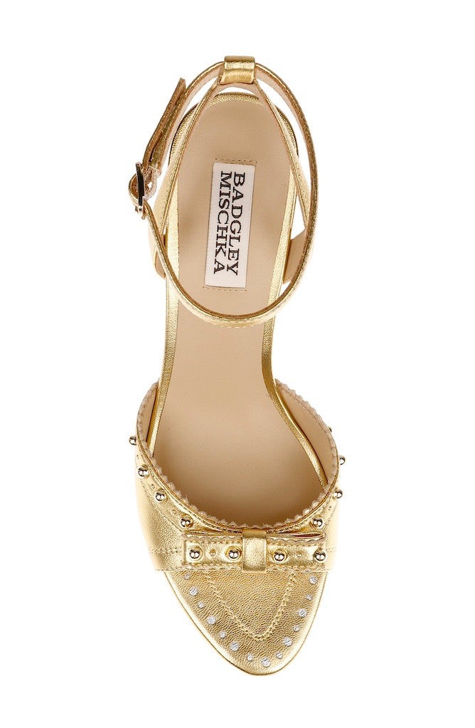 Giuliana Leather Ankle Strap Heels