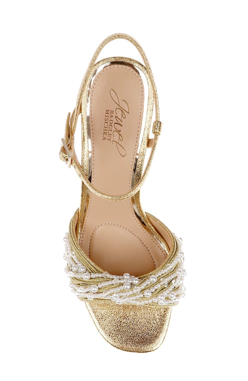 Fanny Pearl Stiletto Heel Sandals