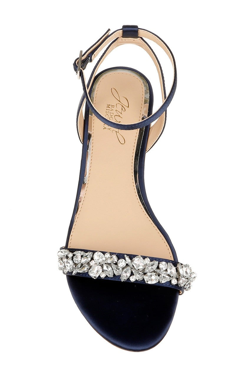Ohara Minimalist Crystal Adorned Flats