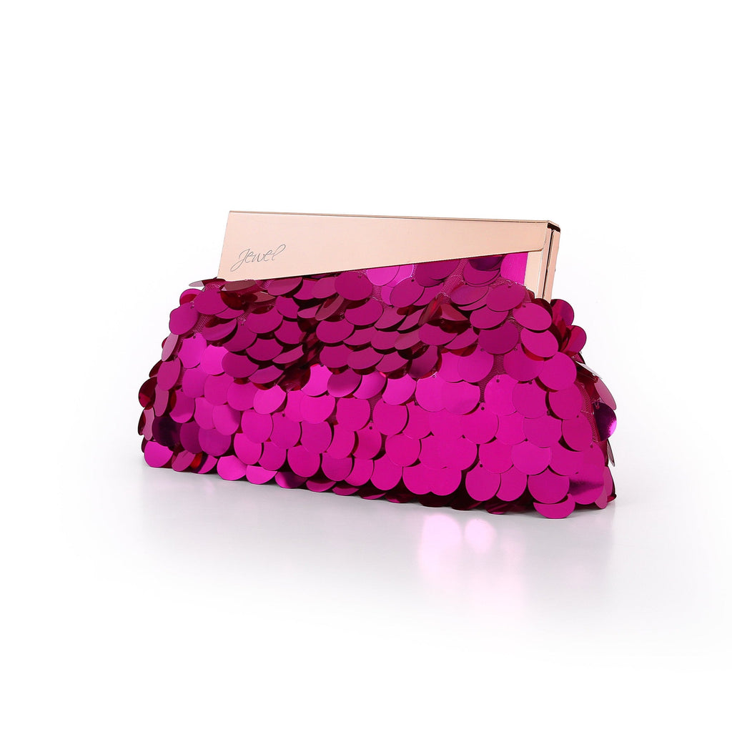 Edie Payette Sequin Pouch Clutch