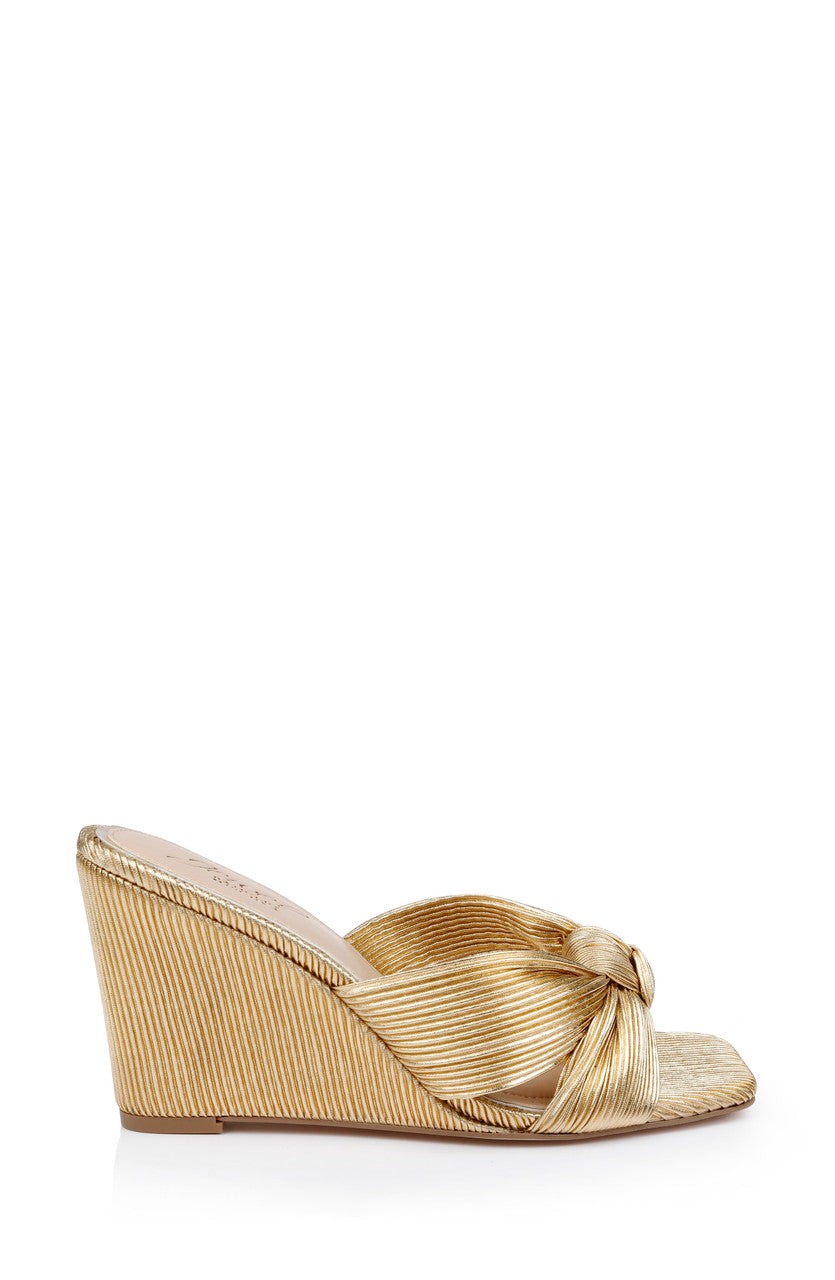 Hype Pleated Wedge Mule