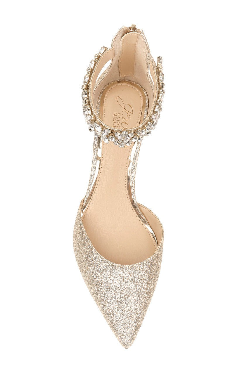 Robles Crystal Embellished Kitten Heel