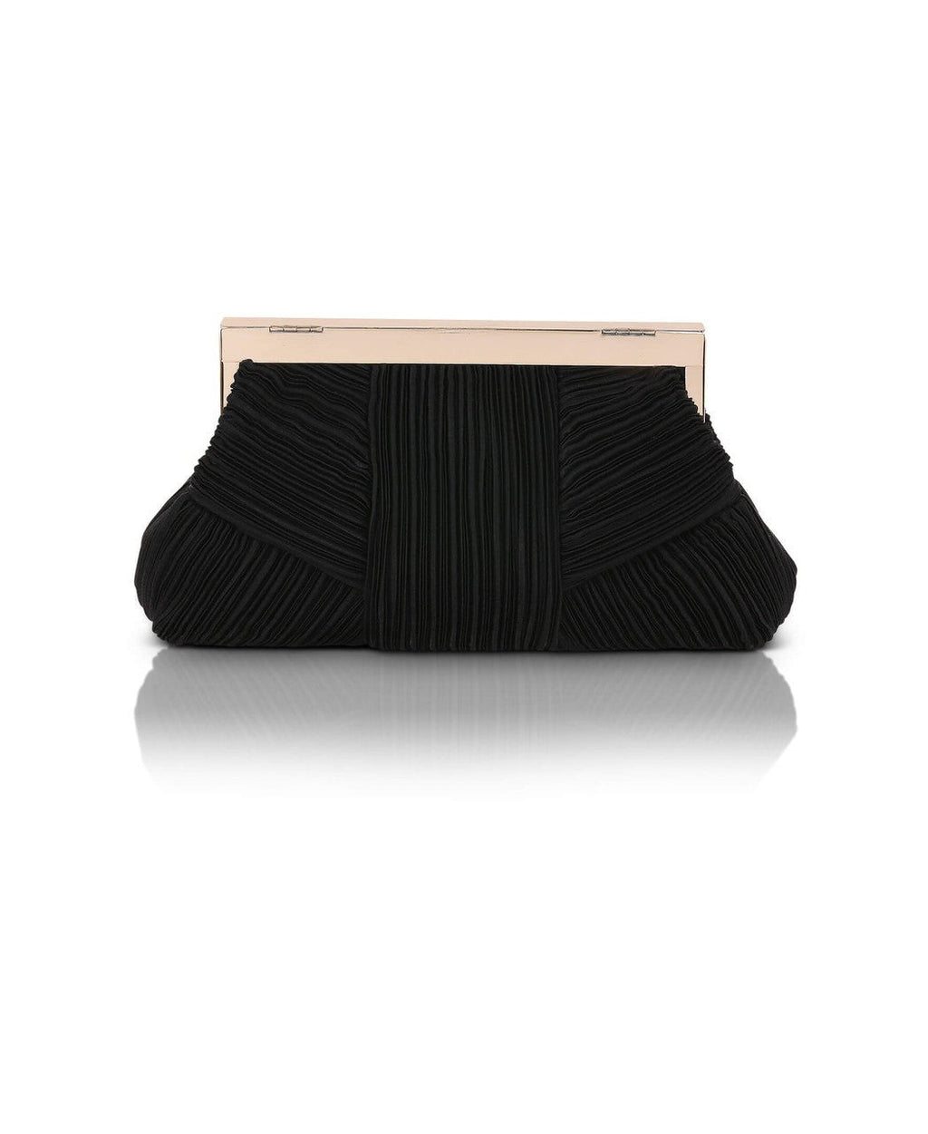 Millie Mini Pleated Satin Pouch