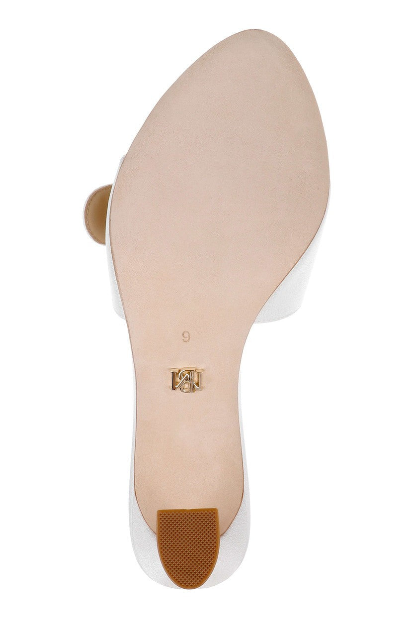 Odetta Block Heel Slide Sandal