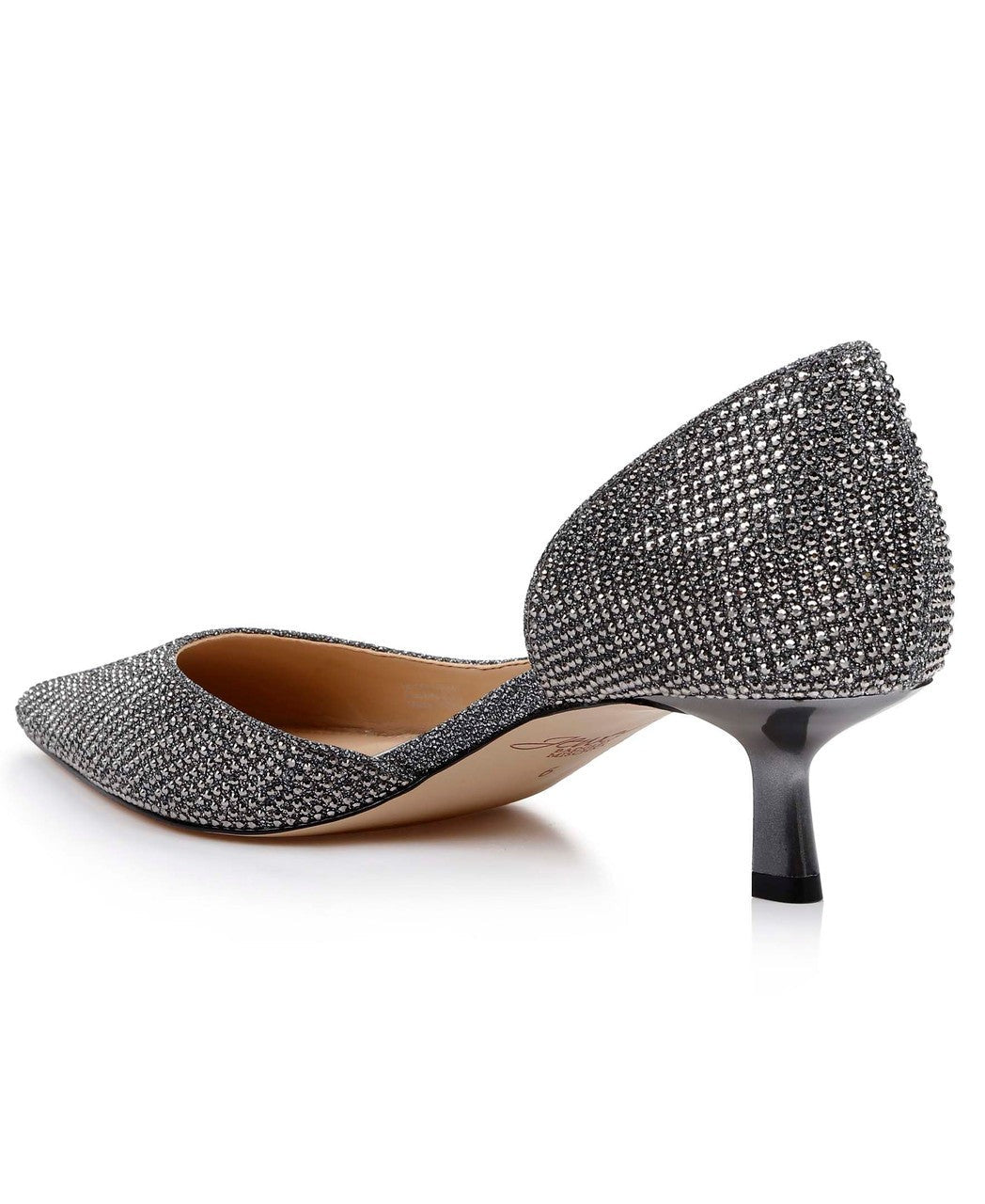 Teegan Pointed Toe Kitten Heel Pumps