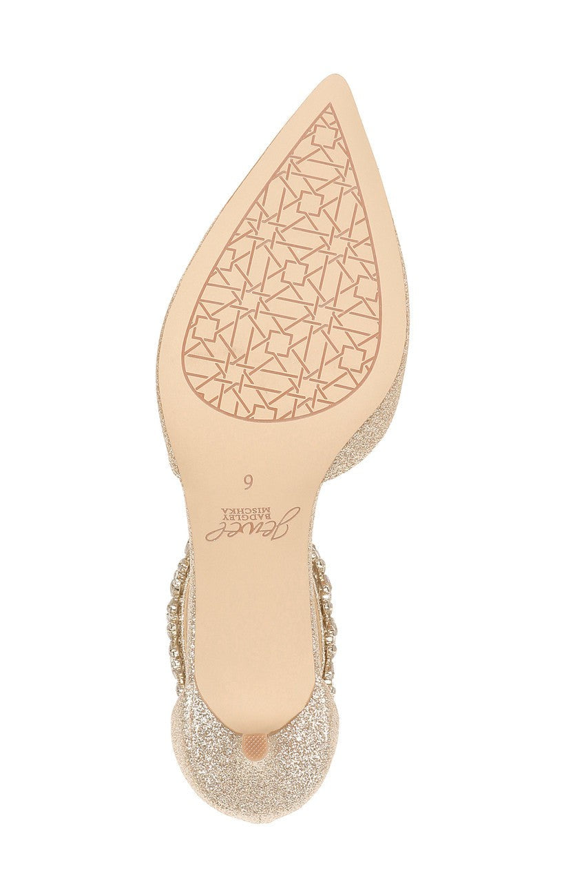 Robles Crystal Embellished Kitten Heel
