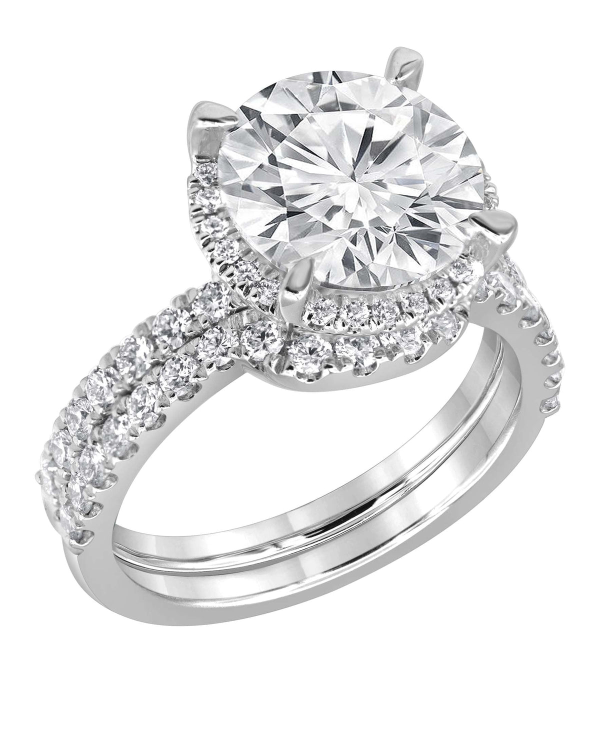 Diamond Rings Bridal Set