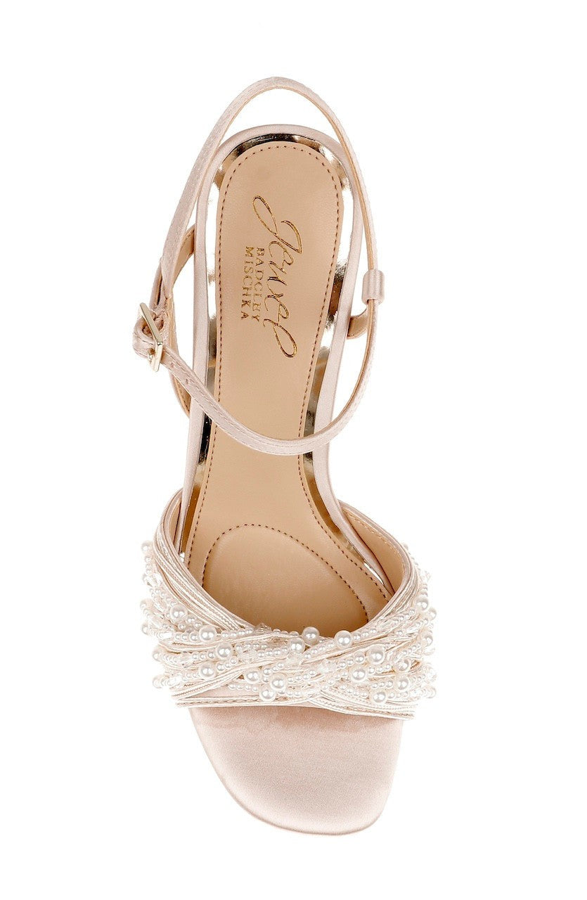 Fanny Pearl Stiletto Heel Sandals
