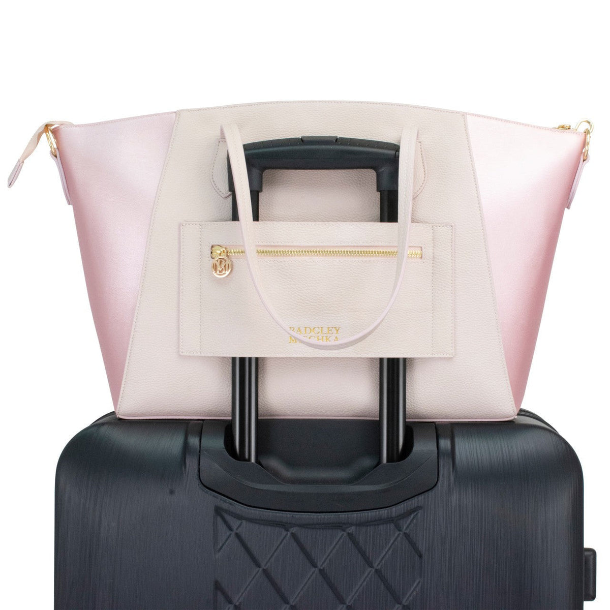 Caroline Vegan Leather Tote Weekender Travel Bag