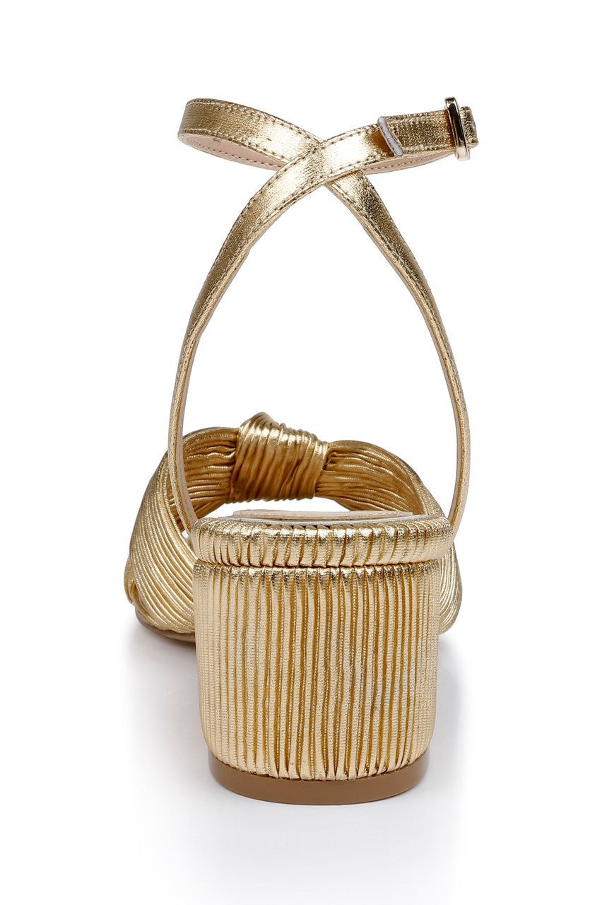 Hudson Pleated Sandal