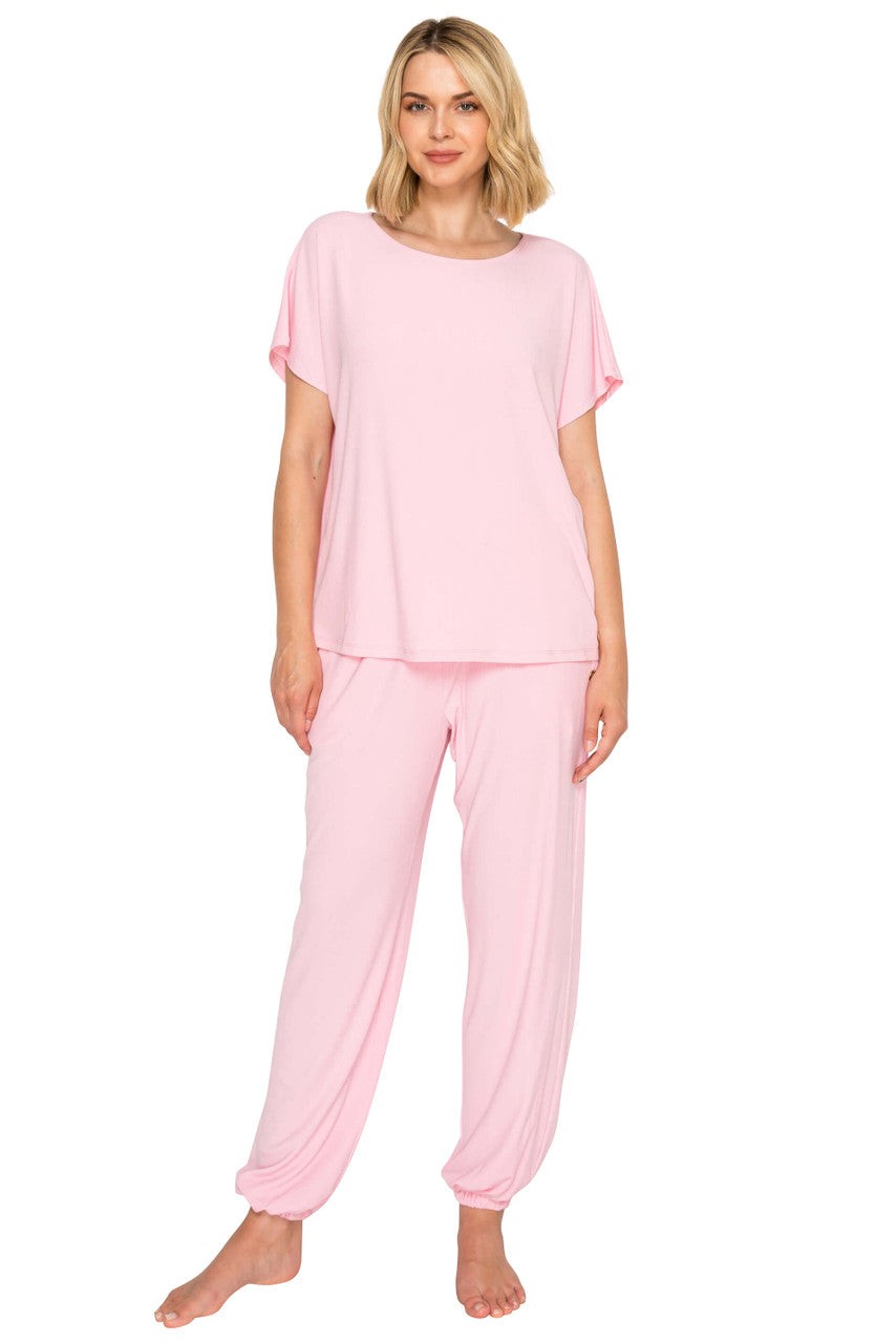Luxe Rib Modal Blend Dolman Sleeve Jogger Set
