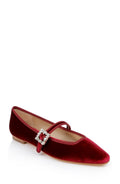 Brystol Ballerina Flats with Crystal Buckle