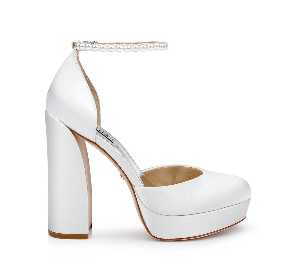 Felixa Platform with Gemstone Ankle Strap