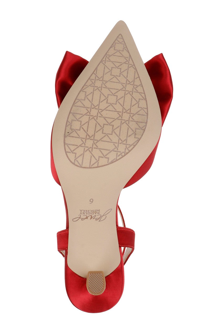 Yanna Satin Stiletto with Bow