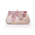 Elara Floral Sequin Pouch Clutch
