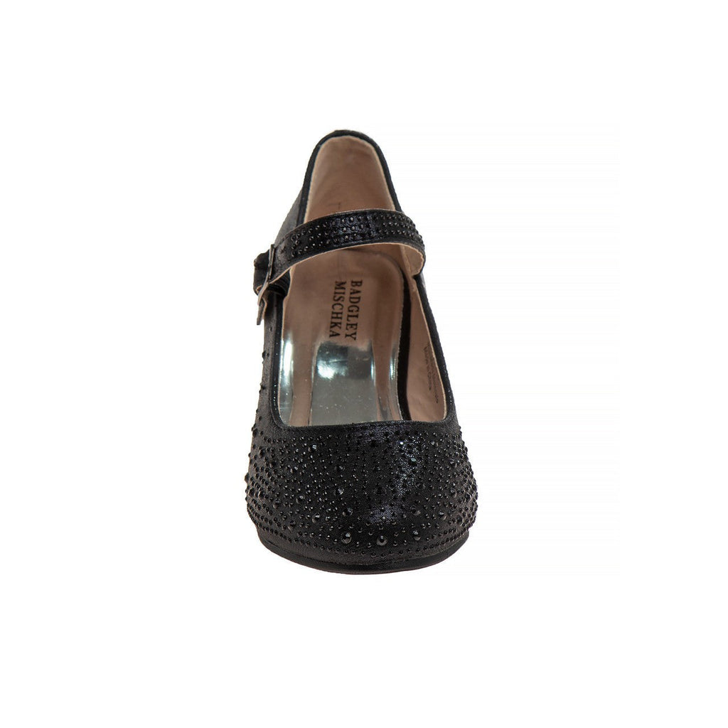 Girls' Buckled Block Heel Dress Shoes