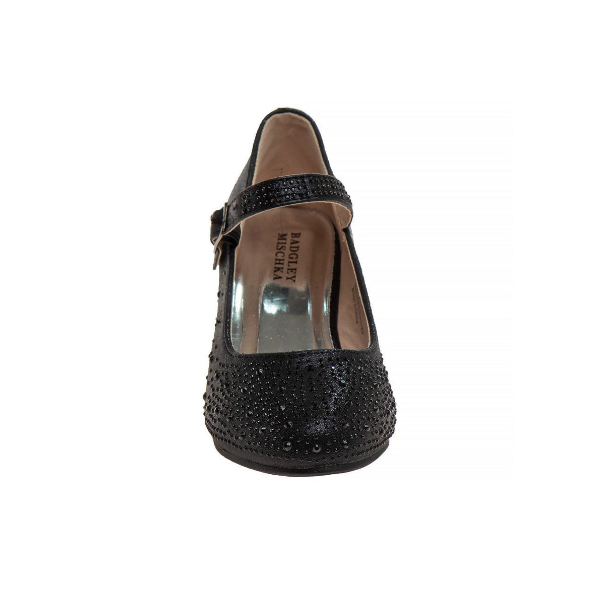 Girls' Buckled Block Heel Dress Shoes