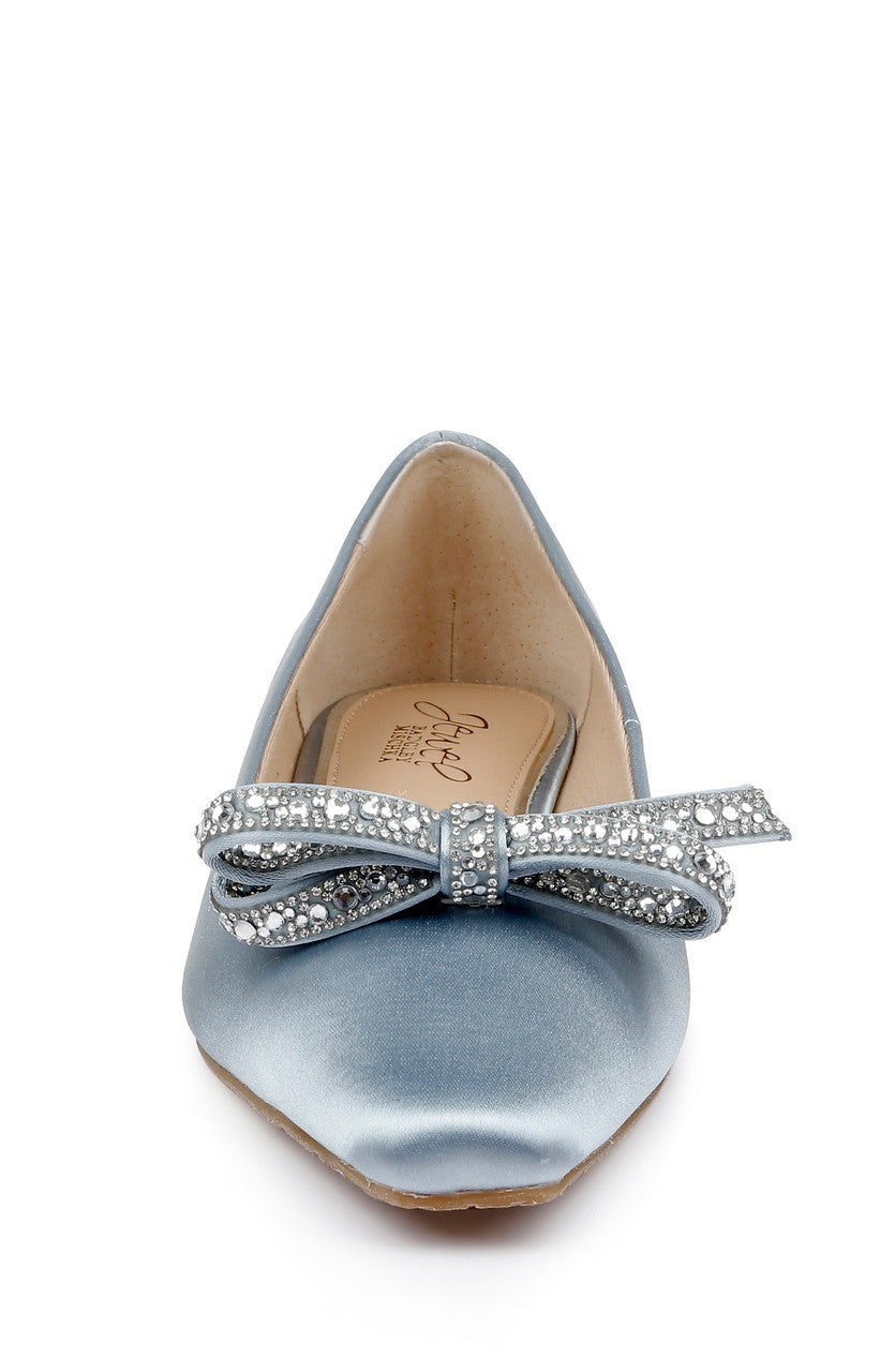 Hesther Ballerina Flats with Rhinestone Bow