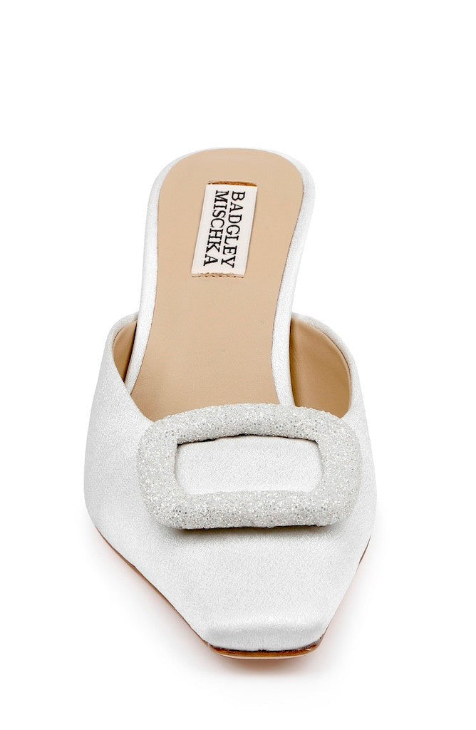 Graylynn Mid Heel Square Toe Mules